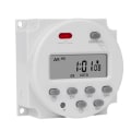 Miniatyrbillede 2 af 5: 1 sekunds interval 12v digital LCD timer switch 7 ugentlig programmerbar tidsrelæ programmer Cn101s