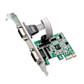 Miniatyrbillede 1 af 5: PCIe til to serielle porte RS232 interface industrielt computerudvidelseskort