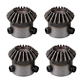 Miniatyrbilde 1 av 3: 4 stk. Koniske Bevel Gear Hjul Toppskruer 6mm Hulldiameter 1 Modul 20t