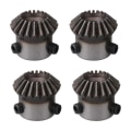 Miniatyrbillede 1 af 3: 4 x Koniske Keglehjul Topskruer 6mm Huldiameter 1 Modul 20t