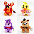 Miniatyrbild 2 av 5: 4-pack Fnaf Five Nights At Freddy's Plushie Plyschbjörn Foxy Barnfödelsedagspresenter Leksak