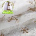 Miniatyrbilde 5 av 5: Julegull 120cm Snø Sequin Trespjør