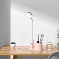 Miniatyrbild 2 av 5: Barnbordslampa, skrivbordslampa med pennhållare, automatisk färgväxlande sänglampa, dimbar uppladdningsbar LED-läslampa för