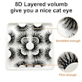 Pikkukuva 2 / 5: Teko-ripset Cat-eye Fluffy Faux Mink