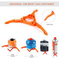 Miniatyrbilde 4 av 5: Drivstoffbeholder Stabilisator Stativ Gassbeholder Stativ Patronbeholder Tripod for Camping Drivstoffbeholder (Oransje)