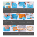 Miniatyrbilde 3 av 5: 100 hullers kapselfyllemaskin brett med passer diy 00