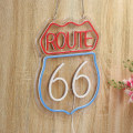 Miniatyrbillede 4 af 5: Historisk Route 66 Neon Skilt Øl Bar Hjem Kunst Man Cave Neon Lys Håndlavet Med Dæmpbar Afbryder Led Neon Lys Skilte Til Soveværelse