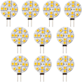 Miniatyrbillede 1 af 5: 10x G4 LED Pære Ikke-dæmpbar Varmt Hvid 2700k DC 12v Udskiftning