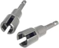 (2-pack) Kraftfullt vingmutterdrivrarsats, spårvingmuttrar borrbitssockelnycklar verktygssats, 1/4\" hex skaftborrbitar för panelmuttrar skruvar öglan skruv