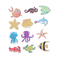 Miniatyrbild 1 av 4: 12 st Ocean Stickers Anti-Slip Dekaler Badkar Halkskydd Badrum Stickers Anti-Dusch Stickers