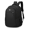 Miniatyrbillede 2 af 6: Stor Kapacitet Rygsæk Mænd og Kvinder Studerende Computer Taske Multi-Pocket Vandtæt og Slidstærk Chr Black