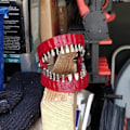 Miniatyrbillede 2 af 4: Boremaskine-bit Holder | Tandmodel Design | Holder Op Til 28 Bits | Passer Til 1/4 Tommer Hex Bit og Drive Bit Adapter (Rød)