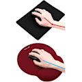 Miniatyrbillede 5 af 5: Keyboard Håndledsstøtte med Musmåtte, Behagelig Hukommelsesskum Polstring, Skridsikker Gummibund og Ergonomisk Design til PC