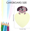 Miniatyrbild 2 av 5: Söta Djur Sticky Notes, 8-pack Cartoon Sticky Notes Djurformade Markeringar Flaggor Självhäftande Memoblock Studenter Hem Kontor Rumskamrat