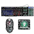 Miniatyrbilde 1 av 5: Tastatur- og musesett for PS4 PC Bærbar PC
