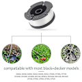Miniatyrbillede 5 af 5: Black+decker A6481 Spole + 6-pak Line Kompatibel Med Reflex Strimmer