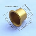 Miniatyrbilde 2 av 5: Metall lysinnsats for stanglys Dekorlysstaker Minilysholdere Diy