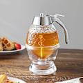Miniatyrbilde 1 av 4: Honningsirupdispenser, 200ml Honningdispenser Krukke Beholder Akryl Oppbevaringskrukke Ingen Drypp, Moderat Flyt BPA-fri