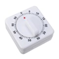 Miniatyrbillede 2 af 5: Køkken Lille Kvadratisk Timer 60 Minutters Timer Påmindelse Mekanisk Timer