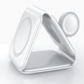 Miniatyrbillede 5 af 5: 15W Apple MagSafe Magnetisk 3-i-1 Foldbar Trådløs Oplader Telefonholder