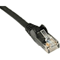 Miniatyrbild 2 av 2: 10m Svart Premium Cat5e (förbättrad) Nätverkskabel - Ethernet - Lan - Patch - Internet - Bredband - Router - Hub - Modem -10/100