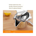 Miniatyrbilde 4 av 5: Rustfritt stål sitronpresser juicer håndpress klemme juiceekstraktor maker oransje grapefrukter P