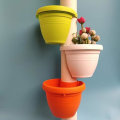 Miniatyrbillede 2 af 5: Plantepot Hængere 3 stk Hængende Blomsterpotte Plantepot Vægpotte Blomsterplante Spandholder til Indendørs Udendørs Hjem Have Dekoration Størrelse L G