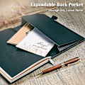 Miniatyrbild 5 av 5: Läderjournal Vintage Notebook med penna