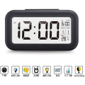 Miniatyrbild 3 av 5: Digital väckarklocka, multifunktionell LCD elektronisk klocka med stor skärm batteridriven, bakgrundsbelysning sensor touch LED-klocka med tid temperatur da