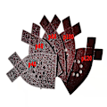 Miniatyrbillede 3 af 5: 50 ark sandpapir til Black Decker slibemaskine Ka220g Ka230 musesandpapir korn 40,60,80,100,120