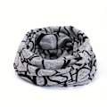 Miniatyrbillede 3 af 4: Hip Hop Brev Print Slouchy Hue - Letvægts Kalot til Kvinder og Mænd - Elastisk Halsvarmer og Kemohue - Perfekt til Cykling og Udendørs A