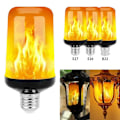 Miniatyrbillede 1 af 5: B22 E27 LED Flammelys 4 Tilstande Party LED Flammeeffekt Lys Simuleret Ildlys
