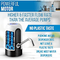 Miniatyrbilde 4 av 4: 5 Gallons Vannkjøler - USB-Lading Universal Vannflaskepumpe for Drikkbart Vann Bærbar Automatisk Elektrisk Pumpe for Hjem Kjøkken Kontor