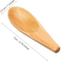 Miniatyrbilde 2 av 5: 10 Stykker Tre Skovl Solid Tre Krydder Sked Mini Tre Saltsked Med Kort Håndtak For Løse Te Blader, Kaffe Bønner, Godteri, Melkpulver, Krydder,
