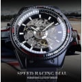 Miniatyrbild 3 av 5: Forsining GMT963 Modeherrklocka Silikonband Automatisk Casual Mekanisk Wa