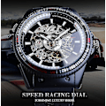 Miniatyrbillede 3 af 5: Forsining GMT963 Mode Herre Ur Silikon Rem Automatisk Casual Mekanisk Wa