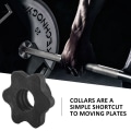 Miniatyrbillede 3 af 5: 2 Par Dumbbell Hex Nødder, Dumbbell Stang Nødder, Klemmer Til Vægtstænger Træning Sport