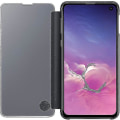 Pikkukuva 2 / 3: Samsung Galaxy S10:lle suojaava läpinäkyvä Clear View Folio -kotelo - musta