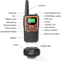 Miniatyrbilde 3 av 5: Kryc Walkie Talkies, Langdistanse Walkie Talkies For Voksne Med 22 FRS Kanaler, Familie Walkie Talkie Med LED Lommelykt Vox LCD Skjerm For Hikin