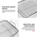 Miniatyrbillede 5 af 5: R Kurv Til Ovn, Rustfrit Stål Grillkurv, Non-stick Netkurv, R Bakke Trådstativ R