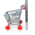 Miniatyrbild 4 av 4: Barnvagn, Mini Supermarknadsvagn, Supermarknadsvagn Leksak Låtsaslek Grocery Cart Trolley Leksak Pedagogisk Leksak för Barn
