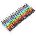 Miniatyrbillede 1 af 5: Digital Nummerrør Tråd Nummer Etiket Rør Farverig Kabel Markør (150 stk Kcm-1,5 mm 1,5 mm)