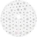 Miniatyrbilde 4 av 5: Julegull 120cm Snø Sequin Trespjør