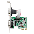 Miniatyrbillede 3 af 5: PCIe til to serielle porte RS232 interface industrielt computerudvidelseskort