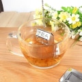Miniatyrbillede 3 af 5: Te-infuser Te-si, Rustfrit Stål Te-brygger med Drypbakke Mesh Te-si Kæde Hængsel Mesh Te-kugle Velegnet til Te-tilbehør