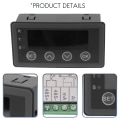 Miniatyrbillede 5 af 5: Digitalt displaymeter 0-10v 0-20ma 2-10v 4-20ma Analog indgang display tabel Digital display hoved Wit
