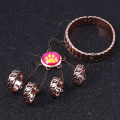 Miniatyrbillede 2 af 5: Animations Ladybug Reddy Girl Ring Armbånd Sæt Katteklo Og Hunde Klo Element Ring Åbning Lukning Armbånd Gave Til Børn-