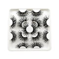 Miniatyrbilde 5 av 5: Falske øyevipper Cat-eye Fluffy Faux Mink