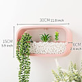 Miniatyrbillede 5 af 5: Hængende Planter Væghængt Planter Moderne Kunst Væg Vase Hængende Planter Blomsterkrukker Sukkulent Plante Kurv til Indendørs Udendørs Soveværelse Stue Dekoration Ha