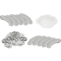 Miniatyrbilde 3 av 4: 300 stk tommer/ 32mm topp/bunn stift tomme merker og knappdeler for merkemaskin